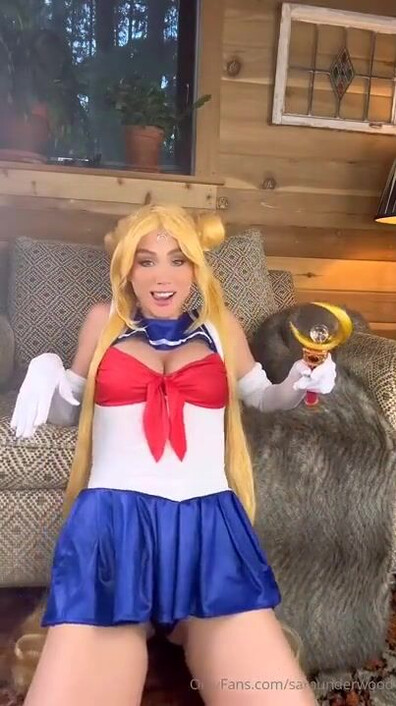 Sara Jean Underwood Sailor Moon Full Nude JOI - sarajeanunderwood - homemade - solo - masturbation - busty - bigboobs - bigass - pawg - milf - mature