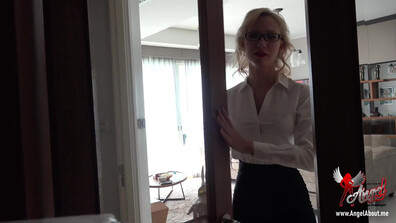 Angel The Dreamgirl The Boss Messed Up His Secretary - masturbation - big tits