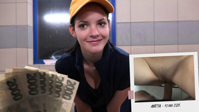 Czech Streets 107 Carwash beauty - 107 - aneta - beauty - blowjob - brunette - carwash - czech streets - czech streets 107 - facial - hardcore