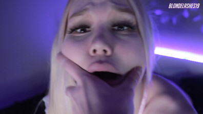 Petite TS gets ass and mouth wrecked Blondelashes19 - anal - doggy - babe - bwc - hardcore - cum shot - bareback - balls deep - dick sucking - cum on face