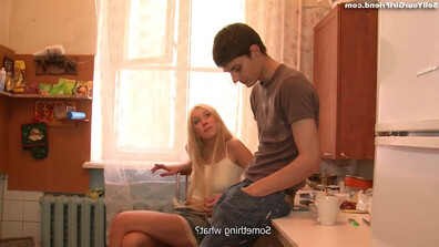 A proficient paramour generates revenue - blonde - teen (18+) - cuckold - russian - couple - girlfriend - naughty - couples - kiss - lovers