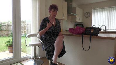 A seasoned British woman named Layla takes immense pleasure in utilizing her recently - amateur - sex toy - mature - stockings - milf - british - lingerie - high heels - big ass - short hair