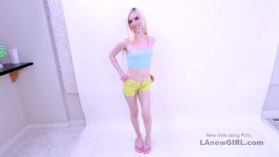 Hot girl has strong orgasm getting fuckd - sexy blonde - sucking skill - slow - blowjob - cums hard - dirty talk - casting - amateur - beautiful legs - teen look