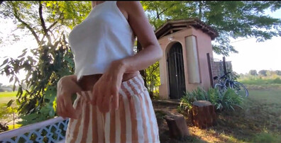 A notorious loose woman frequenting the running trail is engaged in sexual activity o - blowjob - small tits - outdoor - big cock - couple - giant - couples - slut - big coc - large
