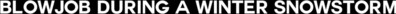 Art Of Blowjob Blowjob During A Winter Snowstorm - blowjob - amateur - babe
