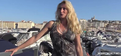 JacquieEtMichelTV – Betty, 44 Years Old, Two Guys For A Fantasy - blowjob - stockings - pussy - doggystyle - blonde - threesome - cumshots - anal - hardcore - french