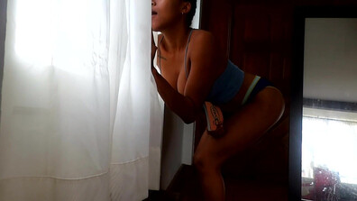 Katya Dobrev While They Make Love - solo - black - amateur