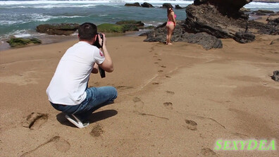 SexyDea Fuerteventura Beach Fuck - blowjob - hardcore - amateur