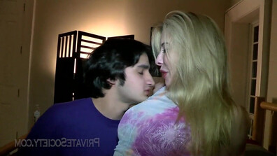 The mature woman holds all the authority - amateur - blonde - blowjob - mature - milf - cougar - cum in mouth - american - nude - hard