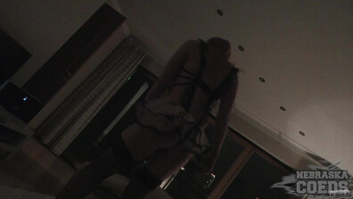 Tiny Ginger Spinner Riki Smoking And Evening Strip Tease Dildo Ride - Teen - Masturbation - Amateur - milf - hardcore - blowjob - big tits - big ass - anal