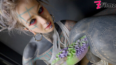 Trans Lily Lu likes to be a good sissy for Anuskatzz - zfilmz - tattoos - tattooed - trans - anal - toy - fisting - blowjob - blonde - small tits