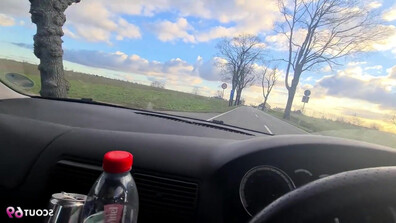 A fair haired female traveler accepted a ride and subsequently engaged in a daring, o - blowjob - pov - german - outdoor - doggy style - car - cum in mouth - european - pick up - missionary
