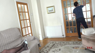 Juliet Invites in the Window Cleaner For More Than Just Cleaning - milf - mature - big ass - blowjob