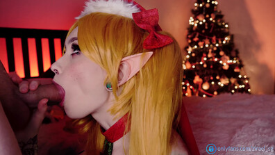 Zirael Rem Jinx Gets Real Cock For Xmas - cosplay - teen