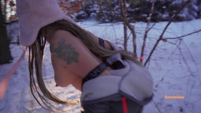 Bonniealex We Play Snowballs And Fuck In The Snowy Forest - amateur - hardcore - public