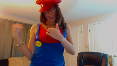 Cassidy Nicole Pussy Play And Anal As Mario - solo - masturbation - amateur