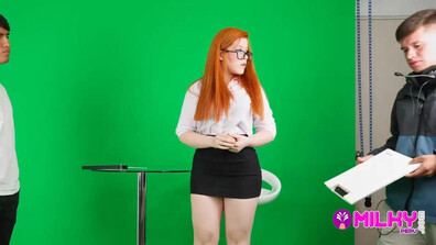 MilkyPeru – Greta Casting De TV Con Corrida En La Concha - latin - spanish - blowjob