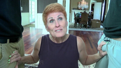 ancient redhead 2 - amateur - anal - redhead - creampie - granny - cum in mouth - threesome - bbc - american - gilf
