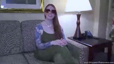BBC Slut Alison Bloom - interracial - red head - big ass - babe
