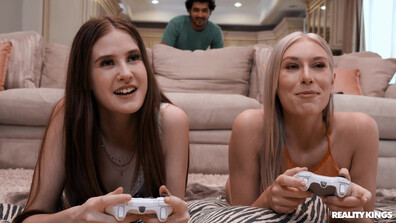 Kay Lovely Athena Heart in Gamer Roomie Cucks Lesbian GF - kaylovely - athenaheart - kay - lovely - athena - heart - threesome - blonde - bigtits - lesbian