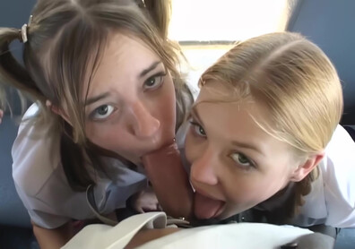 Madison Sins, Tabitha Blue School Bus Girls 1 - madison sins - tabitha blue - ai enhanced - school bus girls 1 - school - bus - girls - 1 - threesome - teen