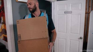 TS Kasey Kei anal Courier Crush Cliff Jensen - anal - missionary - babe - bwc - hardcore - cum shot - ass rimming - bareback - balls deep - creampie