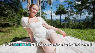 scarlet chase pov fuck - teen - blowjob - outside