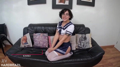 Ariane Kimiko first anal - anal - nerd girl - teen