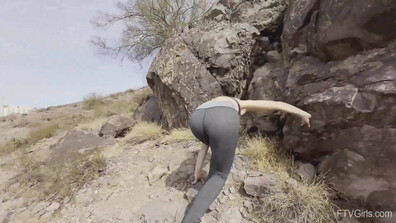 Athletic Model Debut - teen - busty - big ass - slim - athletic - yoga - workout - solo - mastrubation - interview