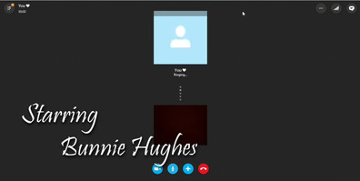 Bunnie Hughes Skyping With Your Sexy Teen Bff - masturbation - small tits - teen