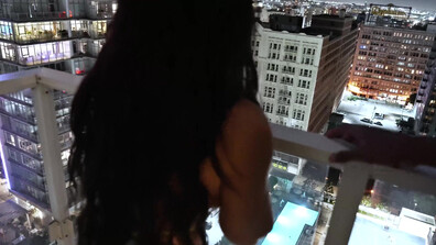 Lexi Victoria Late Night Fun - babe - brunette - hardcore - amateur - homemade - petite - balcony