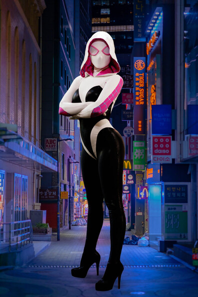 Spider Sex - parody - big tits - babe - spiderman - blonde - superheroes - blowjob - sex - cosplay
