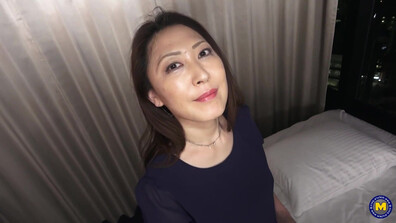 The attractive Japanese stepmother, Ayono Nishi, is intimately involved with her step - asian - blowjob - hairy - hardcore - japanese - creampie - cougar - 69 - titty fucking - taboo
