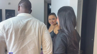 BlackxanderX Exquisite threesome with my girlfriend and her horny step mother - latin - spanish - blowjob