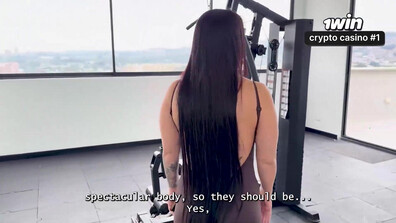Personal trainer Zack Whiter fantasizes about the pink gash of his hottest client Sil - amateur - hardcore - deepthroat - female orgasm - big ass latina - blowjob - wet pussy - stepmom - milf - big dick