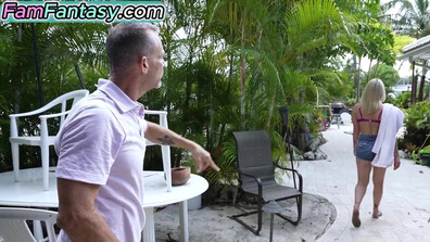 Perv stepdaughter needs lessons from dad - babe - bigbooty - booty - blondie - blonde - cute - stepfantasy - stepdaughter - stepdad - missionary