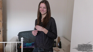Rebeka Using A Thick Long And Veiny Dildo To Orgasm In Guest Room - Teen - Masturbation - Amateur - milf - hardcore - blowjob - big tits - big ass - anal