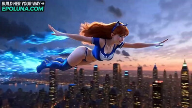 Supersexy Superheroine Blue Cat 3D Animation - big ass - big tits - blowjob - sex - fuck