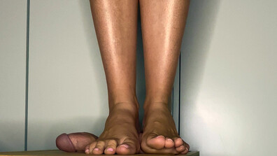 The Mean Cowgirls Stomp the Cum Out No Hands with my Pink Toenail - 4k - the mean cowgirls - foot fetish - footjob - sexy feet - cbt - trample - cockbox - cock crush - cum on feet