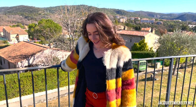 An exclusively anal casting for the young Manéa! - brunette