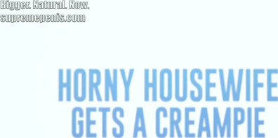 Cherry Kiss In Horny Housewife Gets A Creampie - big ass - big tits - blowjob - sex - fuck
