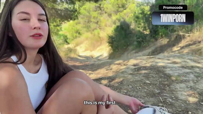 Fucking a stranger helped me out of the forest XXX! - creampie - real stranger - homemade - hard missionary fuck - xxx - teenage sex - fucking a stranger - nature - doggystyle pov - big ass doggystyle