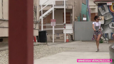 Jenna Sativa & Vanessa Veracruz Venice Beach with Jenna - lesbian - big ass - small tits - big tits
