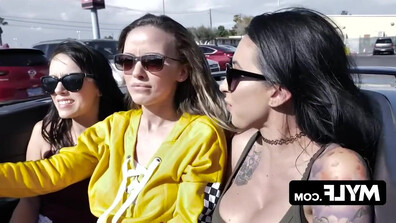 A seductive, mature woman marks her newfound single status by throwing an orgy with h - blowjob - cumshot - group sex - facial - milf - gangbang - tattoo - orgy - big tits - american