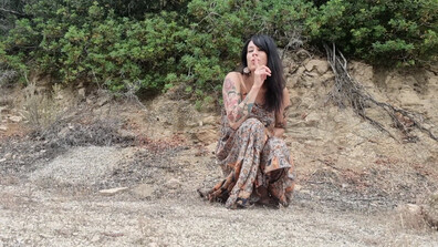 Adeline Lafouine I Fist Myself Outside In Nature - anal - solo - amateur