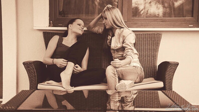 Jo & Gina Gerson The Long Awaited - lesbian - small tits