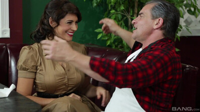 Laverne And Shirley XXX Parody - milf - brunette - latina - big tits - big ass - parody - blowjob - hairy pussy - old & young - doggy