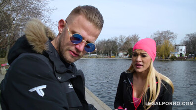 From outdoor flirt to indoor XXX fuck with athletic blonde babe Cherry Kiss in 4k - 4k - anal - blonde