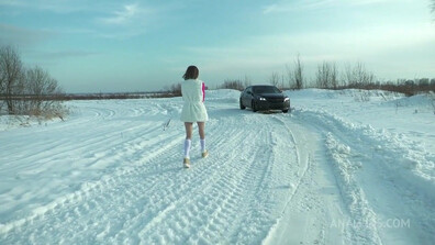 Goldie Small Fucked Hard in the Snow and in the Trunk of a Car with Gape - goldiesmall - devilanal6 - roleplay - outdoor - anal - asstomouth - atm - a2m - gonzo - gape