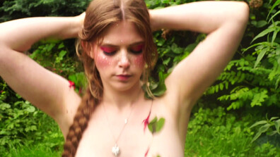 Longhairluna Nature Goddess Armpit Worship 2 - petite - solo - amateur